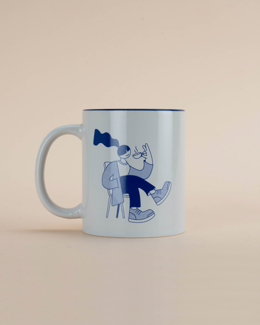 Mug de porcelana Girl - The Morning Club